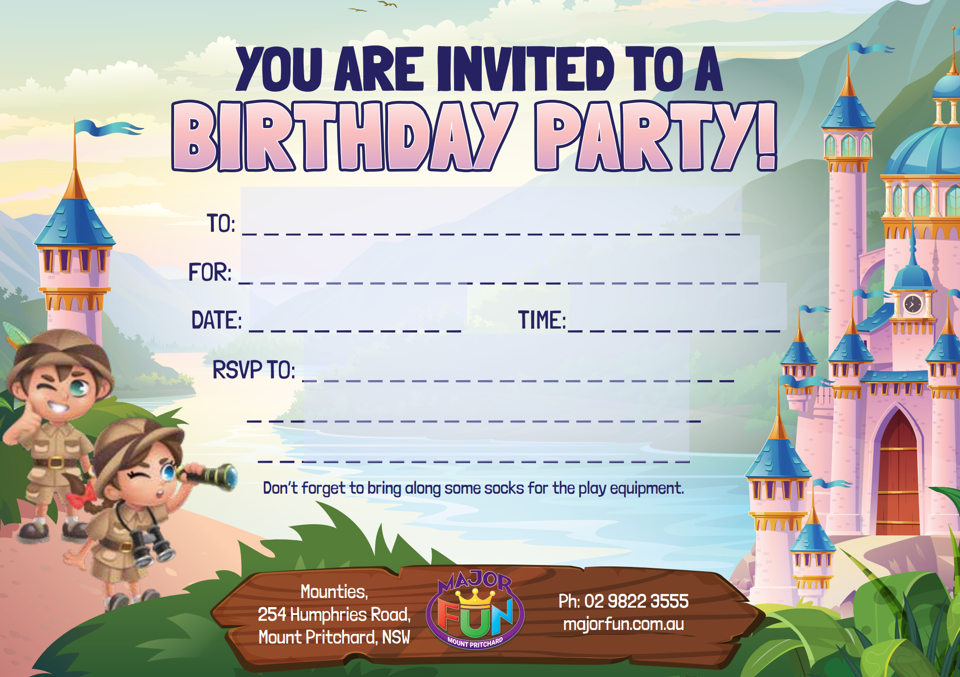 undefined - Major Fun Freshwater - Birthday Parties - illustration f79df26f-8b40-4c52-93ce-a0992924791e